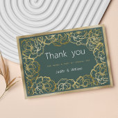 Romantische staubgrüne Rose Blumengrün Danke Einladung