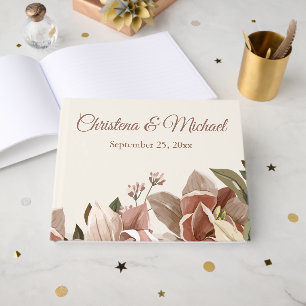 Romantische Staubige Rosenhochzeit Gästebuch