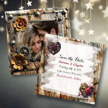 Romantische Steampunk-Personalisierte Hochzeit