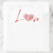 Romantische Sticker für Valentinstag (Tasche)