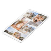 Romantische Strand-Fotocollage Magnet (Linke Seite)