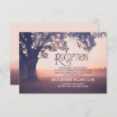 Romantische Strandleuchten Hochzeitskarte Einladung (Vorne/Hinten)