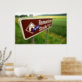 Romantische Straße Aloha Poster (Küche)