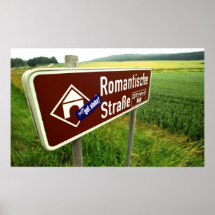 Romantische Straße Aloha Poster