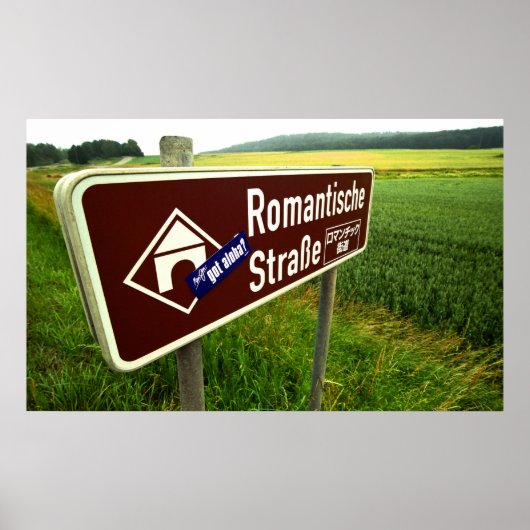 Romantische Straße Aloha Poster (Vorne)