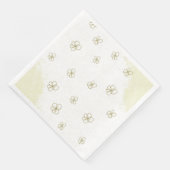 Romantische Streuung der Blume Serviette (Ecke)