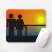 Romantische Sunset Mousepad (Mit Mouse)