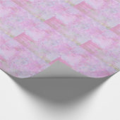 Romantische süße Happy New Year 2016 Soft Pink Geschenkpapier (Ecke)
