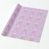 Romantische süße Happy New Year 2016 Soft Pink Geschenkpapier (Ungerollt)