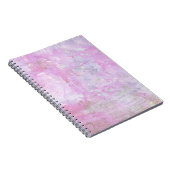 Romantische süße Happy New Year 2016 Soft Pink Notizblock (Rechte Seite)