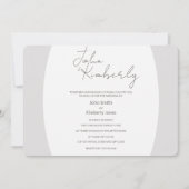 Romantische Swans Hochzeitseinladung Einladung (Vorderseite)