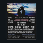 Romantische Szene, Speed Verabredet Event-Werbung Flyer<br><div class="desc">Romantische Szene,  Speed Verabredet Event-Werbung Flyer vom Business Card Store.</div>