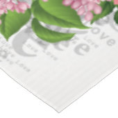 Romantische Tablette Tischdecke (Schrägansicht)