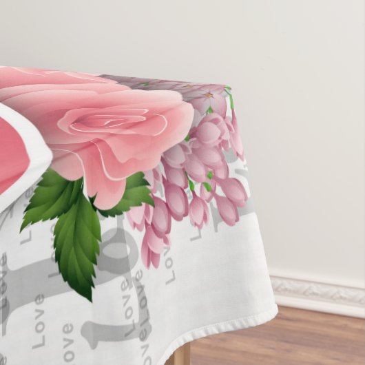 Romantische Tablette Tischdecke (Beispiel)