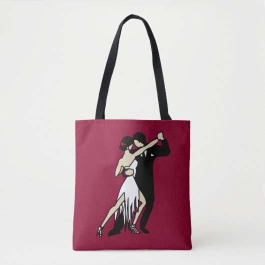 Romantische Tango-Tänzer Tasche (Vorderseite)