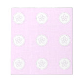 romantische Tapete Notizblock (Vorderseite)