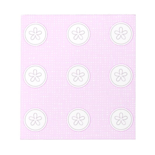 romantische Tapete Notizblock (Vorderseite)