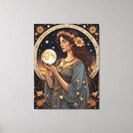 Romantische Tarot Leinwanddruck