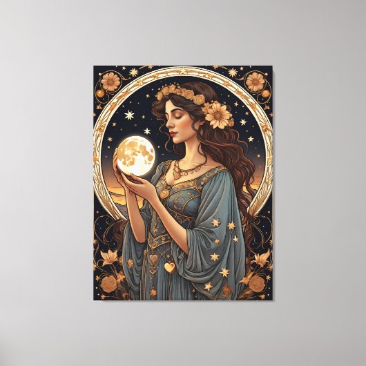 Romantische Tarot Leinwanddruck (Vorderseite)