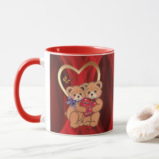Romantische Tasse (Mit Donut)