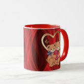 Romantische Tasse (VorderseiteRechts)