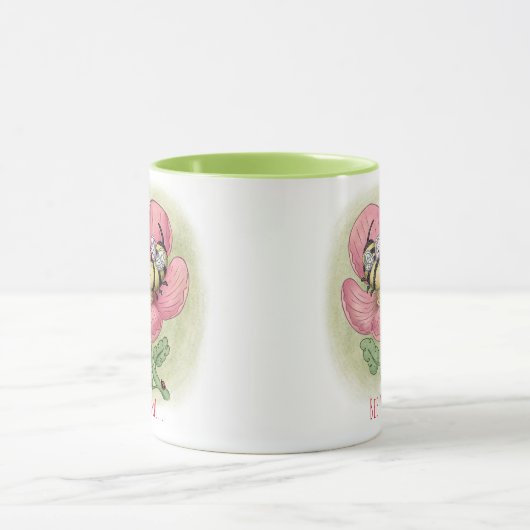 Romantische Tasse Bienen (Zentrum)