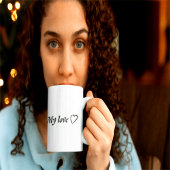 Romantische Tasse "Meine Liebe" mit Herz - Perfekt