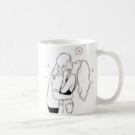 Romantische Tasse - Niedliches Geschenk für Liebha