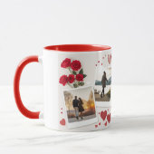 Romantische Tasse - Perfektes Geschenk für Paare (Links)