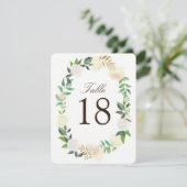 Romantische Tischnummern aus Holz (Stehend Vorderseite)