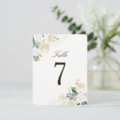 Romantische Tischnummern aus Holz (Stehend Vorderseite)