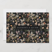 Romantische Torbogen-Wildblumen-Save-the-Date-Foto Save The Date (Rückseite)