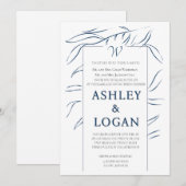 Romantische Traumkanopie Hochzeitseinladung Einladung (Vorne/Hinten)