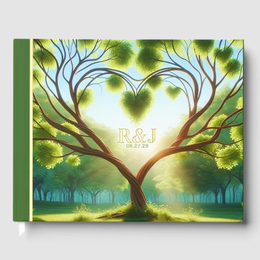 Romantische Treppenkleidung Gästebuch (Vorderseite)