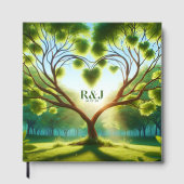 Romantische Treppenkleidung Gästebuch (Vorderseite)