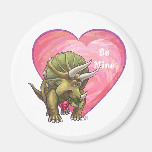 Romantische Triceratops sind meine Magnet (Vorne)