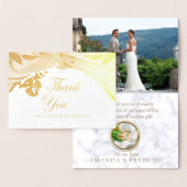 Romantische Tropenforelle DANK IHNEN Hochzeitkarte Folienkarte (Anzeige)