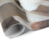 Romantische tropische exotische Muscheln Strand Li Geschenkpapier (Rolleneckpunkt)