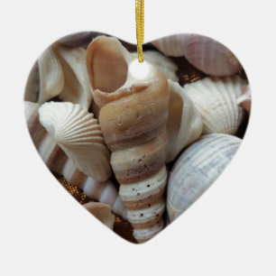 Romantische tropische exotische Muscheln Strand Li Keramik Ornament