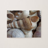 Romantische tropische exotische Muscheln Strand Li Puzzle (Horizontal)