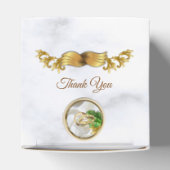 Romantische tropische Hochzeit Geschenkschachtel (Oben)