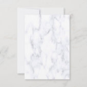 Romantische Tropische Hochzeitskarte RSVP Karte (Rückseite)