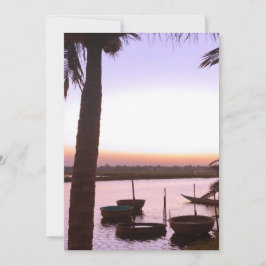 Romantische tropische Landschaft Case-Mate iPhone Dankeskarte