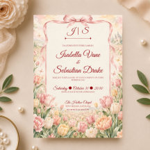 Romantische Tulpenwiese Hochzeit