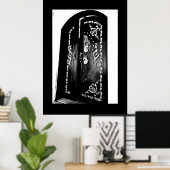 Romantische Tür Poster (Heimbüro)