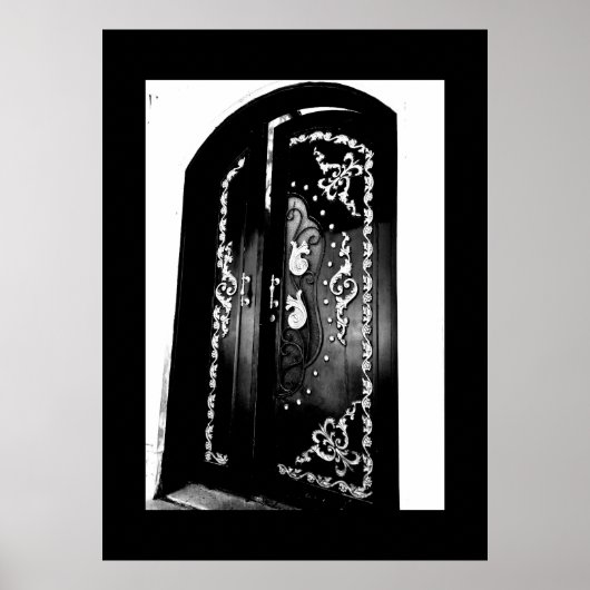 Romantische Tür Poster (Vorne)