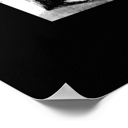 Romantische Tür Poster (Ecke)