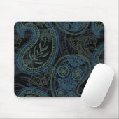 Romantische Türkis, Blau und Grüne Paisley Mousepad (Mit Mouse)