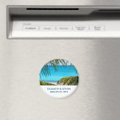 Romantische türkisfarbene Hochzeit am tropischen S Magnet (In Situ (Geschirrspüler))