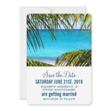 Romantische türkisfarbene Hochzeit am tropischen S